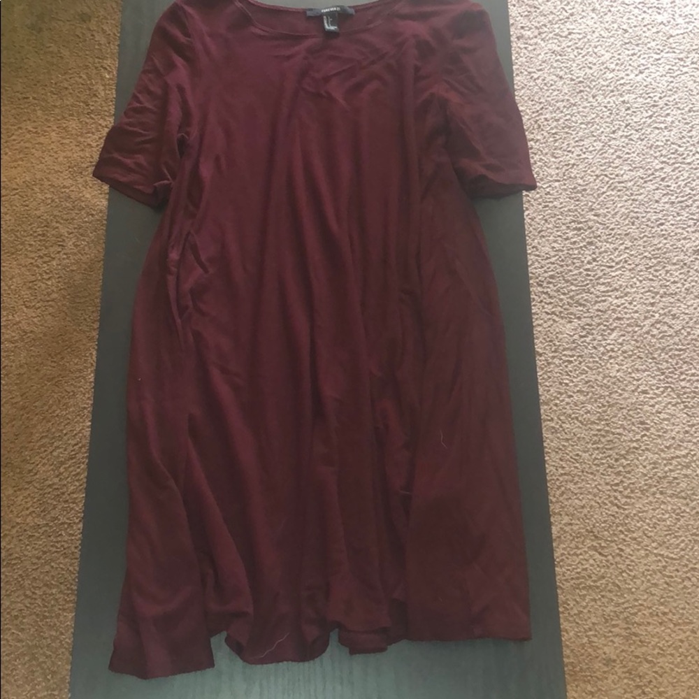 Maroon dress